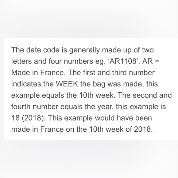 LV DATE CODE AND ORIGIN CHART - Picture 10 of 14